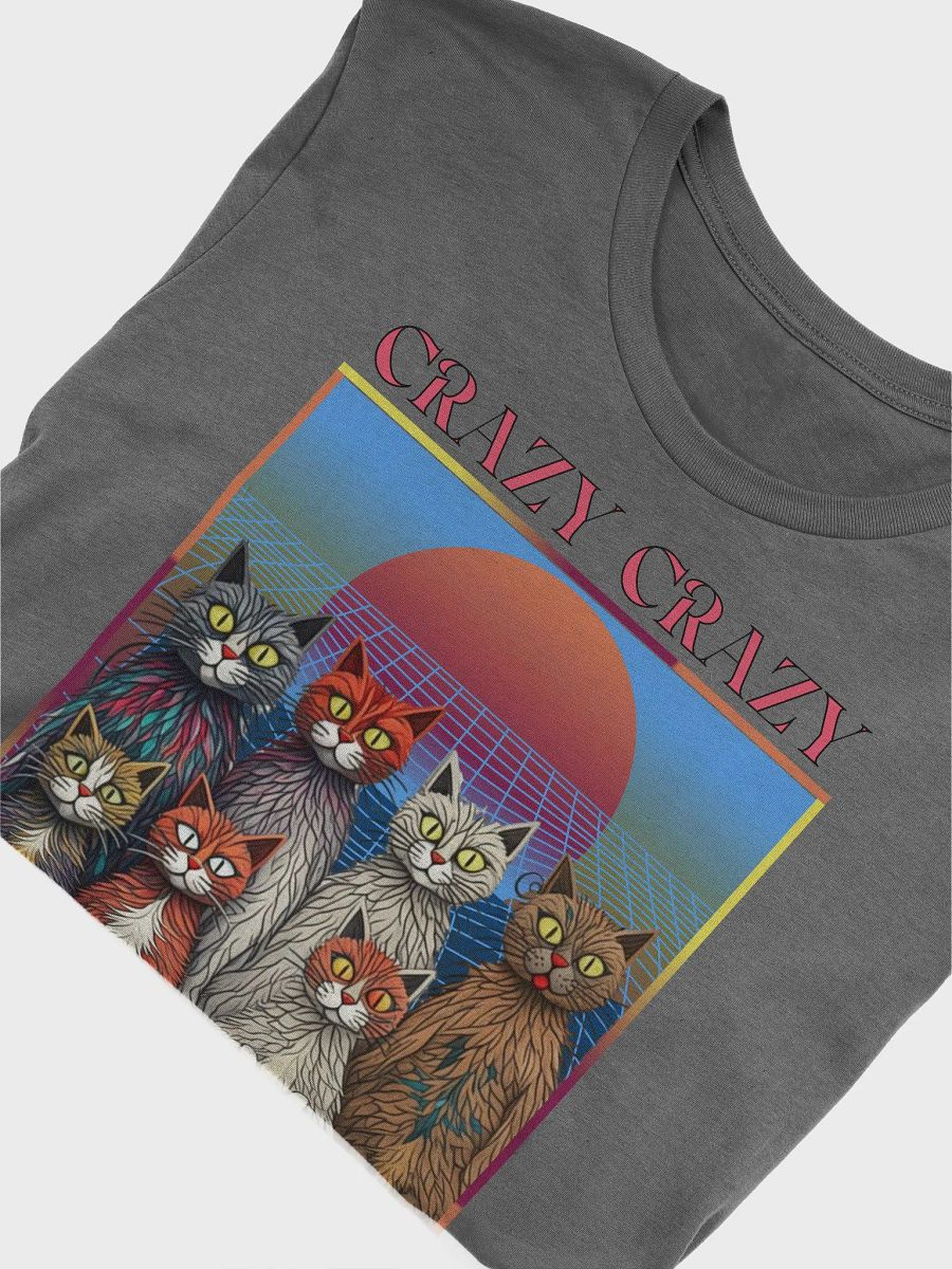 Crazy Crazy Cat Lady Retro T-Shirt product image (3)