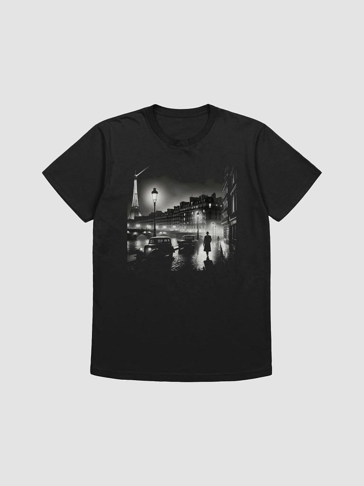 Parisian Nights: Vintage Romance Meets Urban Chic (Front Print Mens Tee) product image (1)