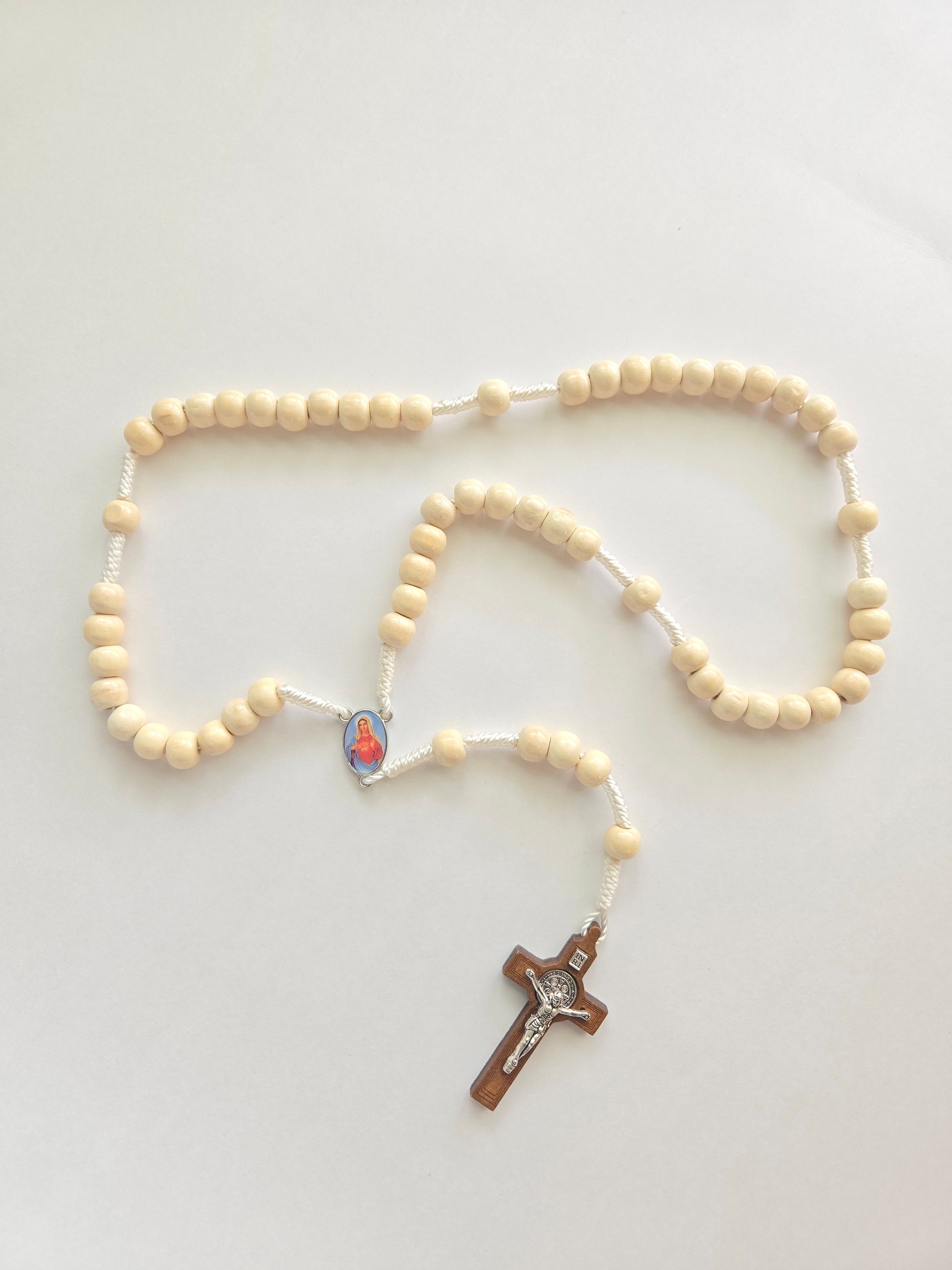 Immaculate Heart Rosary with St. Benedict Crucifix product image (2)