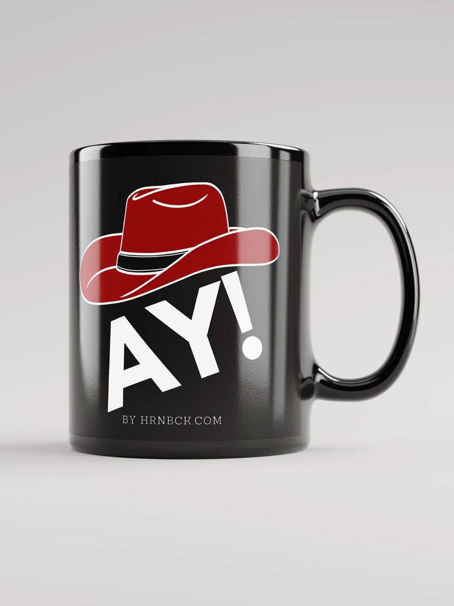 HRNBCK MUG – AY! Black Edition One product image (1)