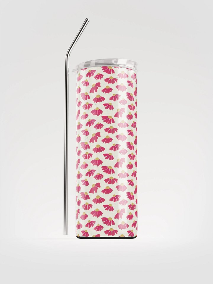 Cosmic Bloom Falling Flowers Tumbler product image (1)