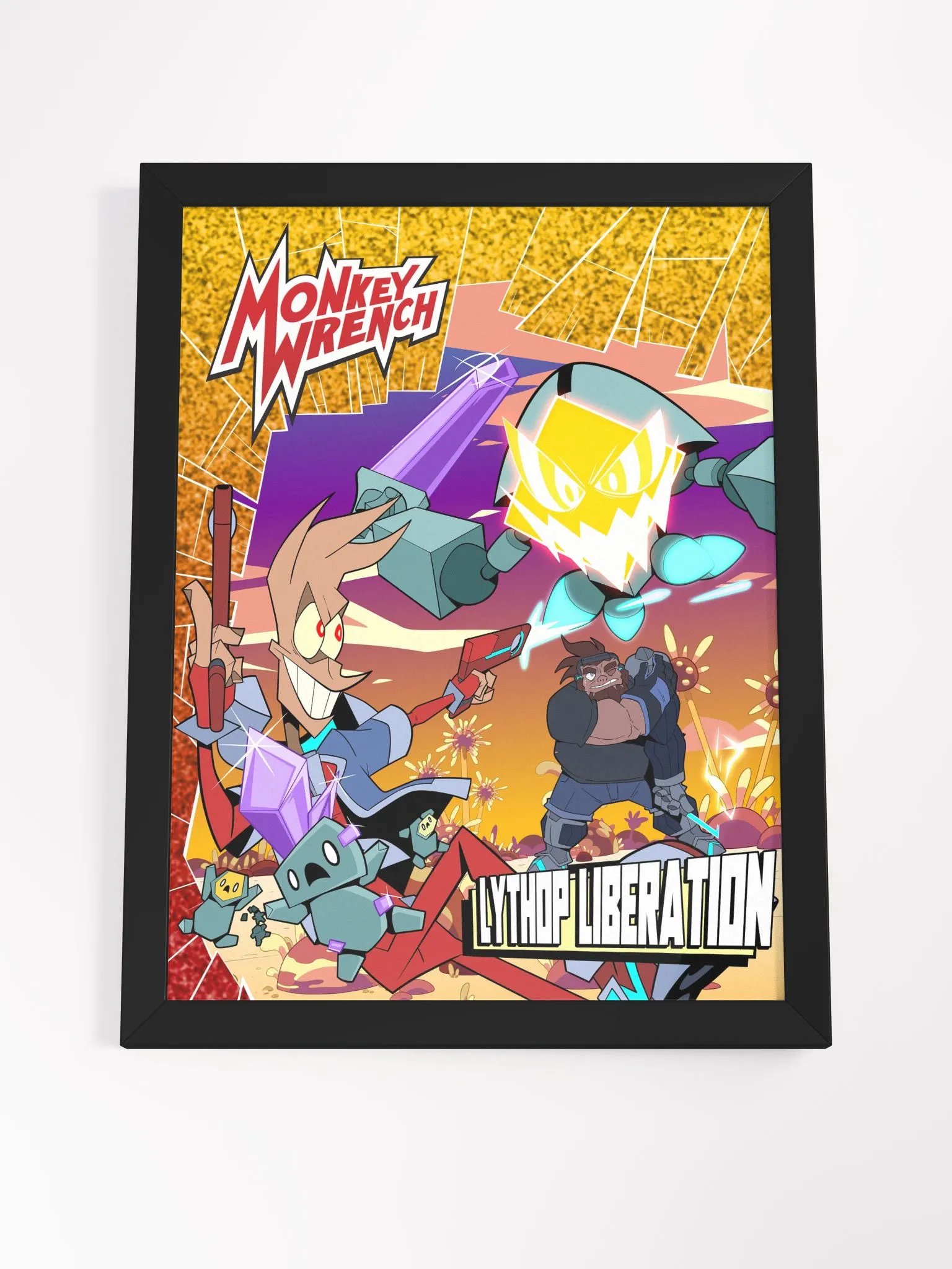 Monkey Wrench - Lythop Liberation Framed Poster product image (4)