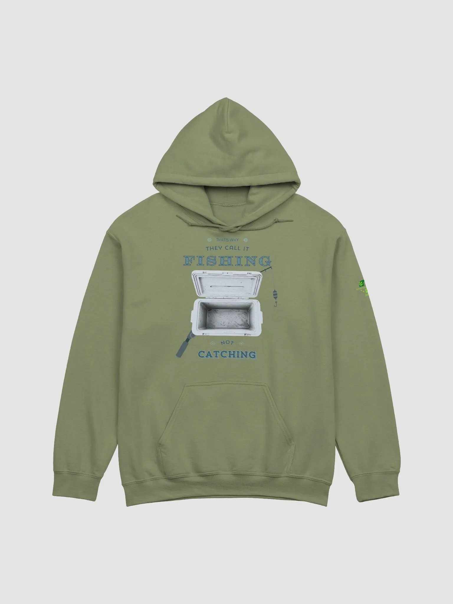 Fishing Not Catching - Funny Fishing Hoodie With Empty Cooler product image (2)