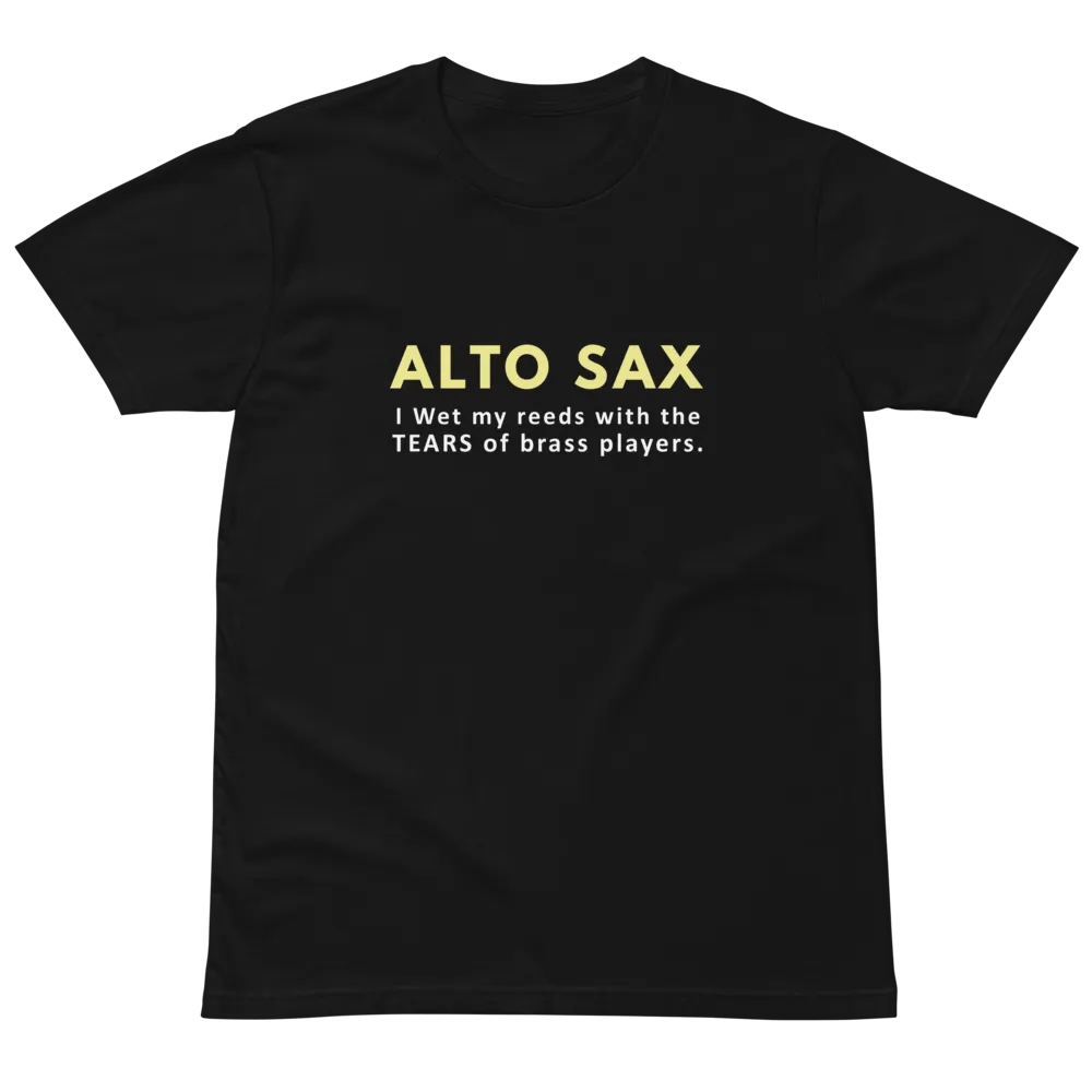 alto saxophone player Unisex Premium T-Shirt product image (2)