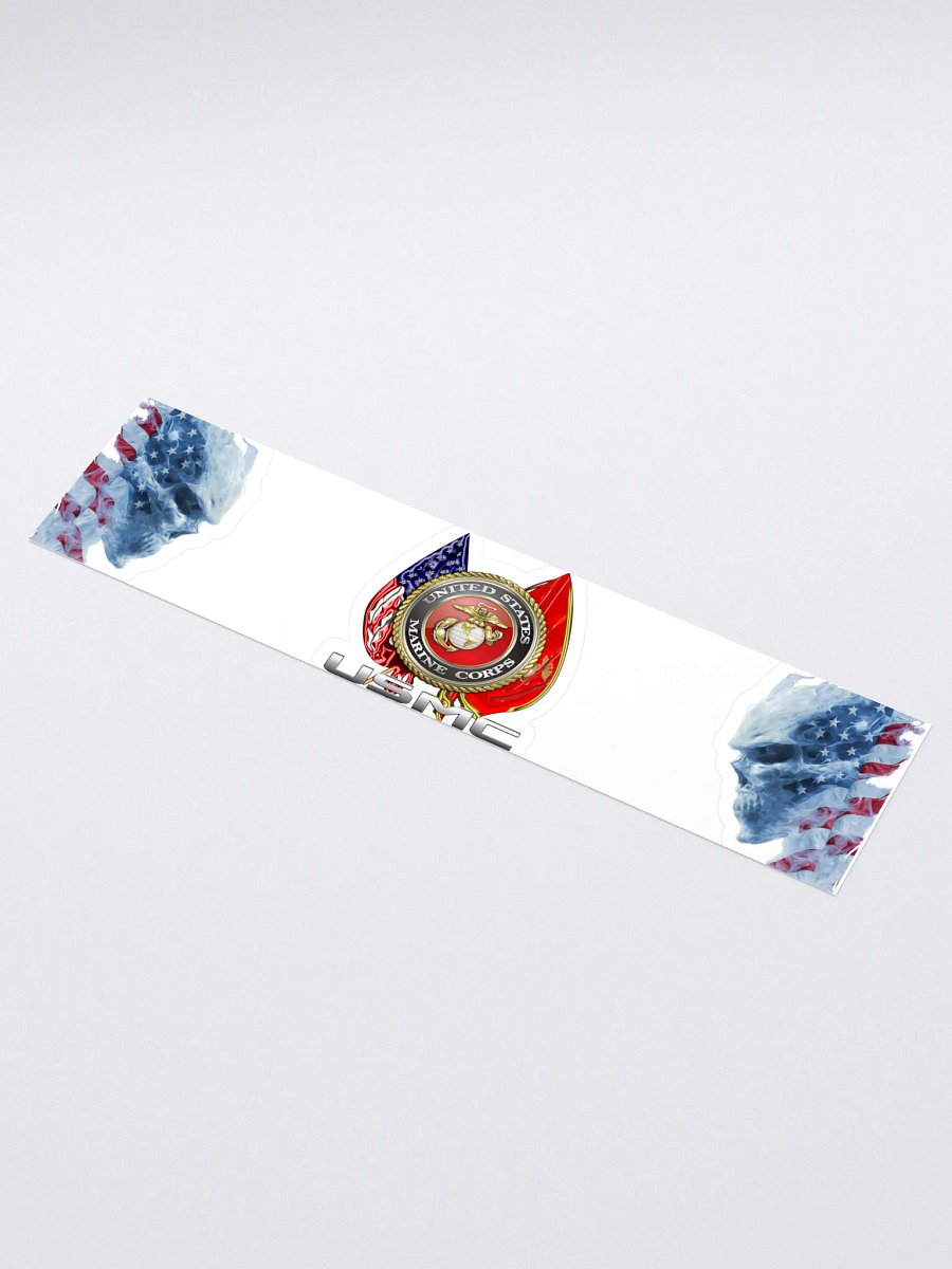 Skull Flag & USMC sticker product image (1)