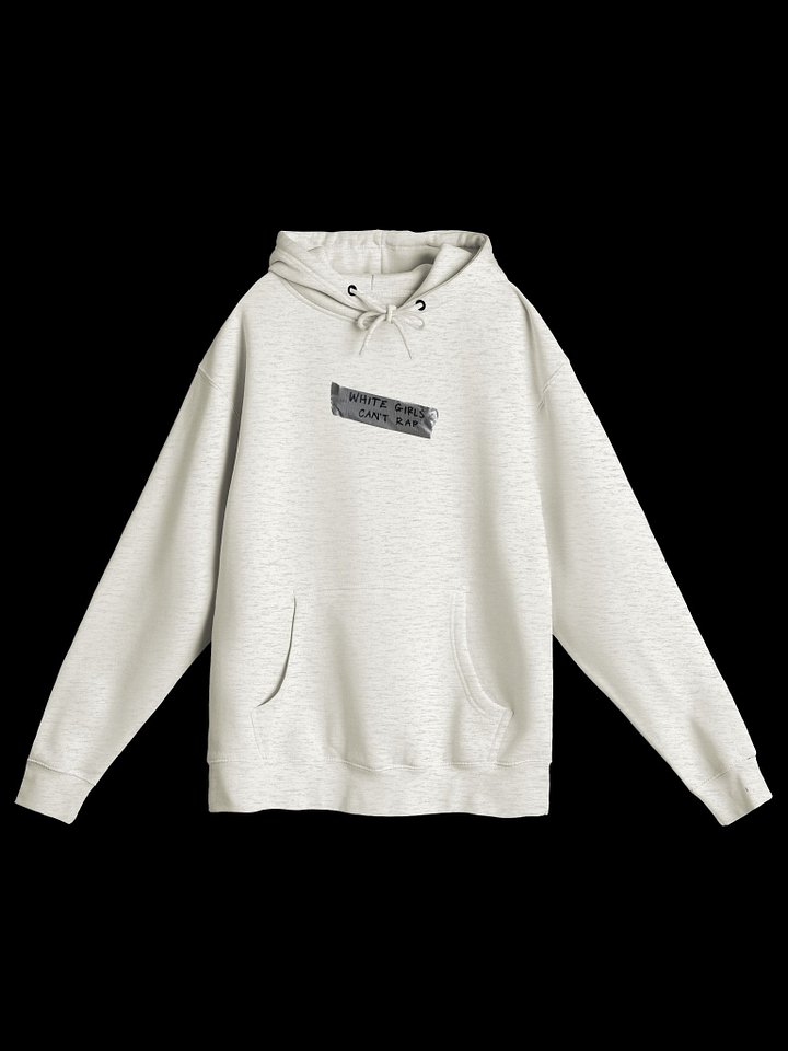 White Girls Can't Rap Oatmeal Heather Hoodie product image (1)
