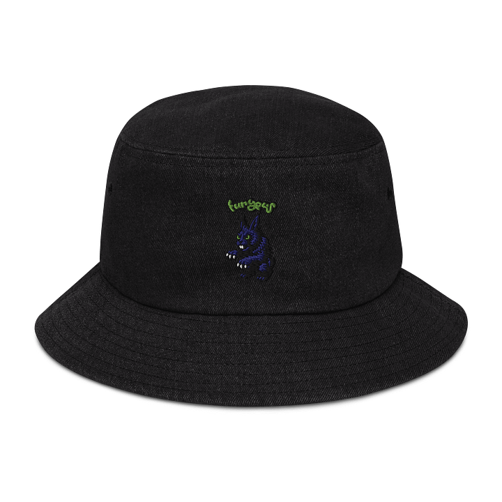 Fierce Purple Creature Denim Bucket Hat product image (1)