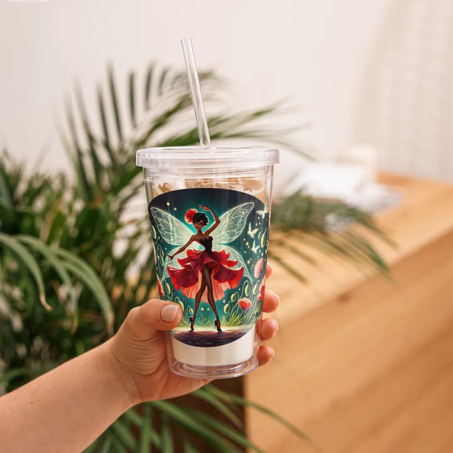 Poppy Fairy Magical Garden Double Wall Tumbler product image (11)