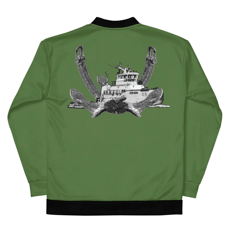 Twin Anchor Titan tug Green Bomber Jacket product image (11)