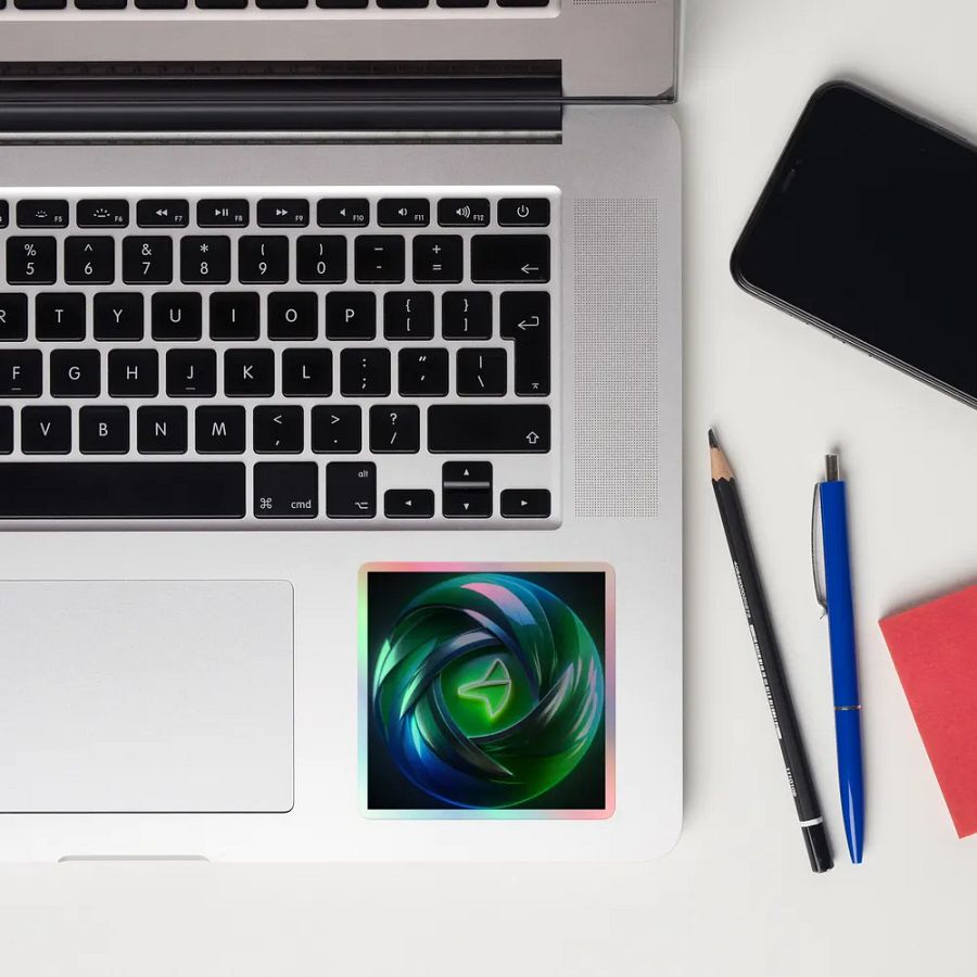 Luminous Logo Holographic Sticker Set product image (12)