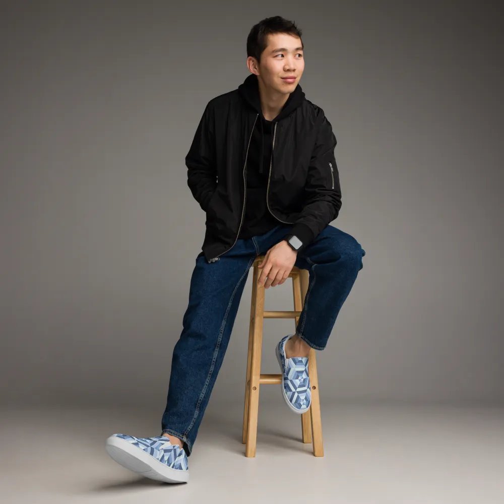 Illusion Cubes Slip-On Canvas Shoes product image (2)