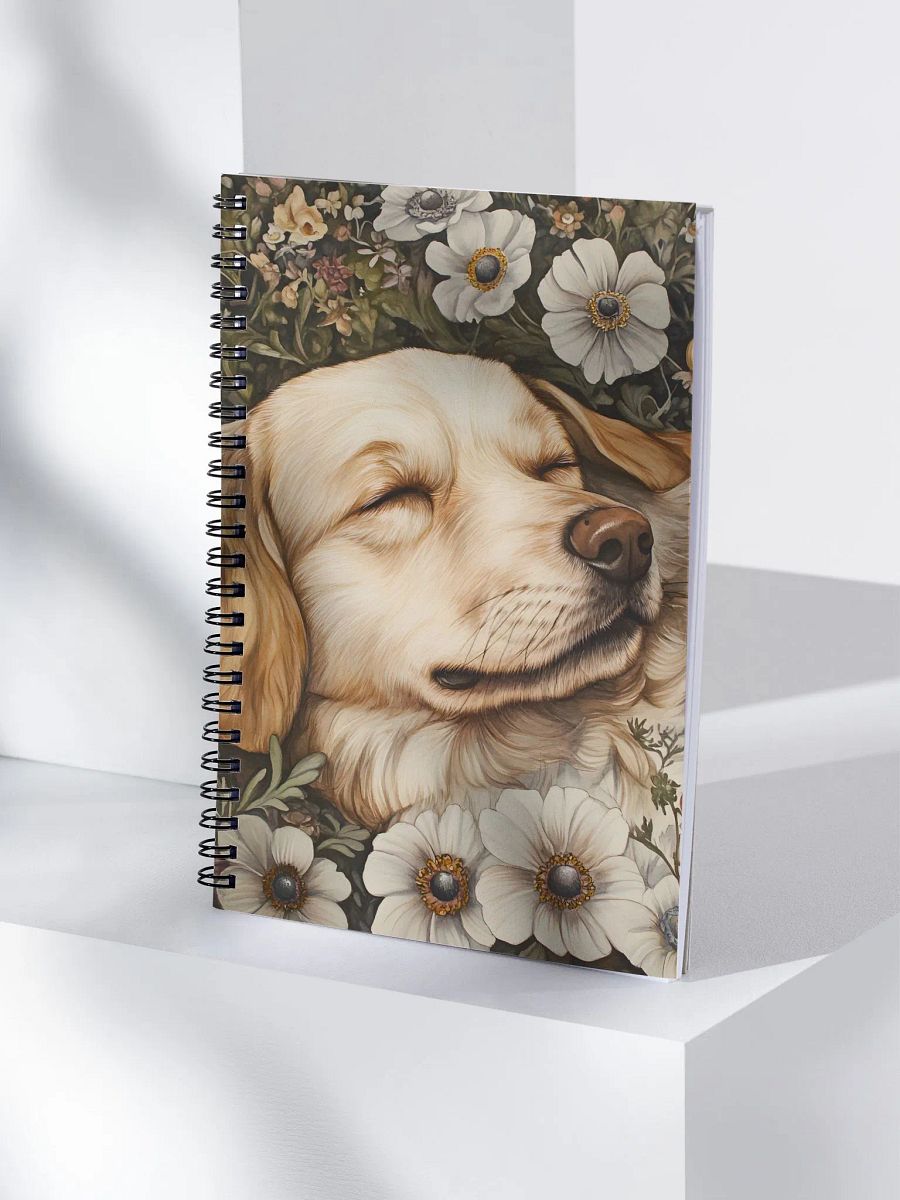 Anemone Dog Spiral Notebook product image (4)