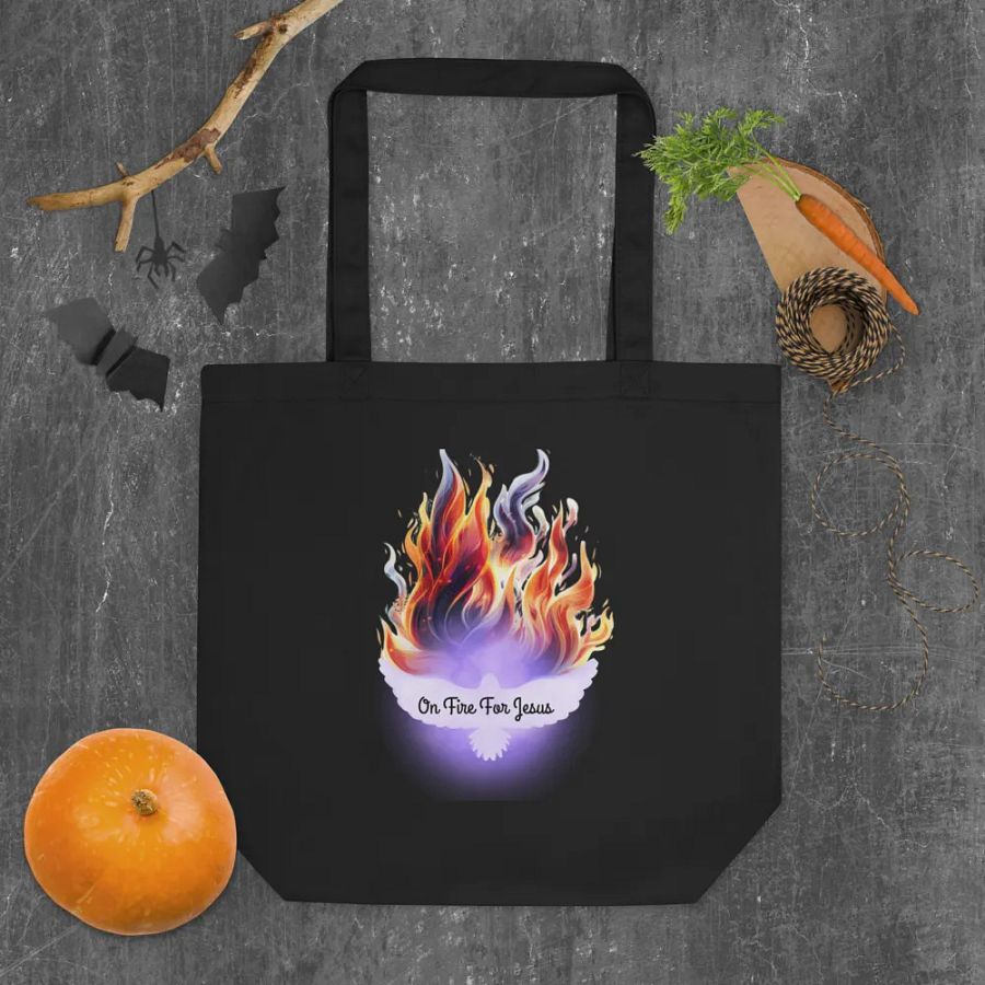 On Fire For Jesus tote bag product image (5)