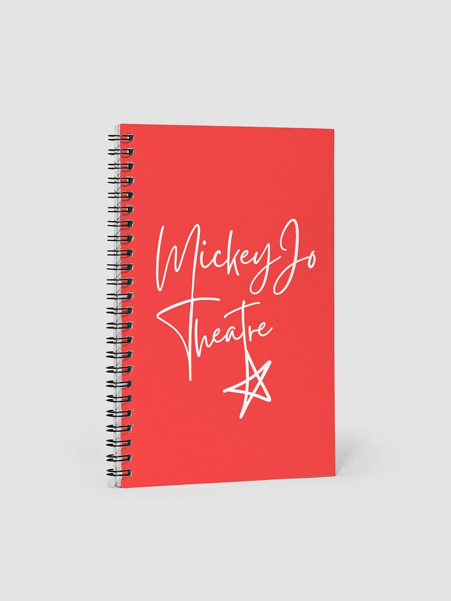 MickeyJoTheatre Red Spiral Notebook product image (1)