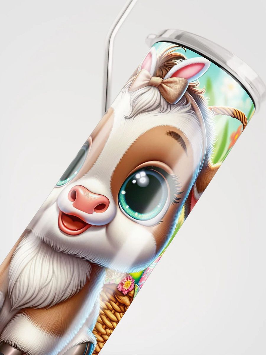 Easter Cow Stainless Steel Tumbler product image (10)