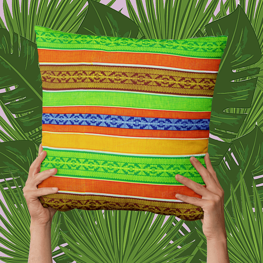 Tessuto Wax Print - Design Righe - cod.527/A product image (3)