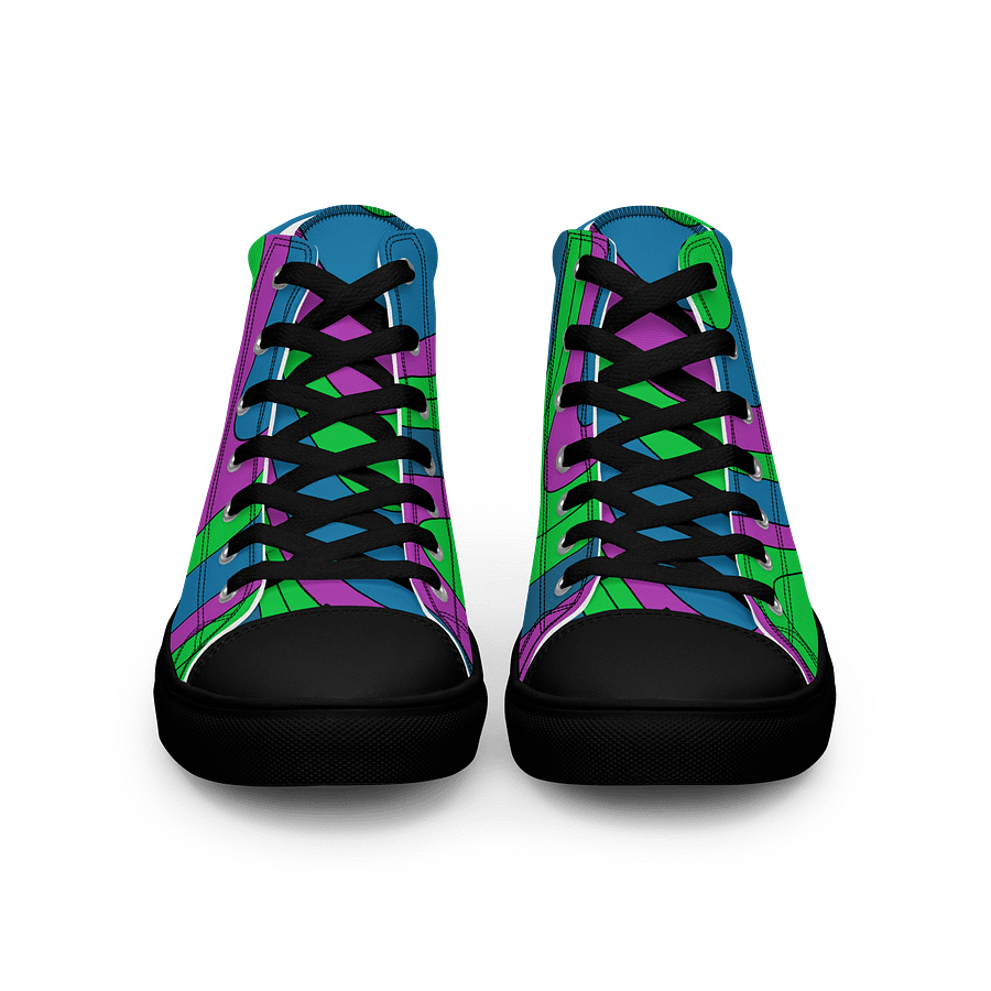 Psychedelic Wave Men's High Tops product image (3)