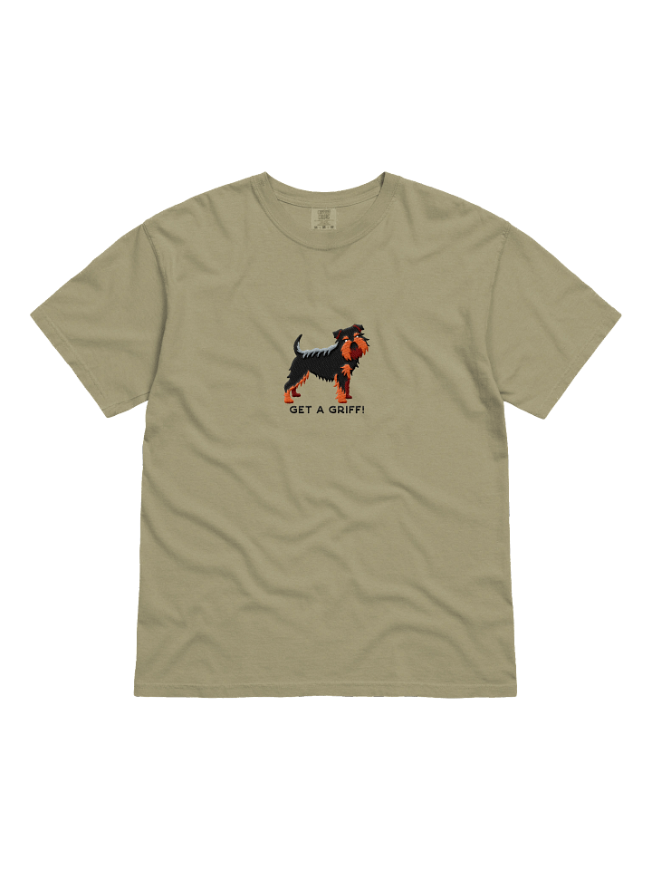 Get a Griff T-Shirt(Embroidered) of a Brussels Griffon(Black & Tan) product image (11)