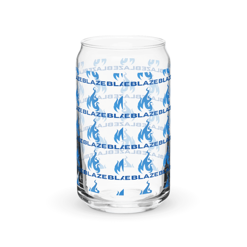 blaze logo glass cup product image (38)