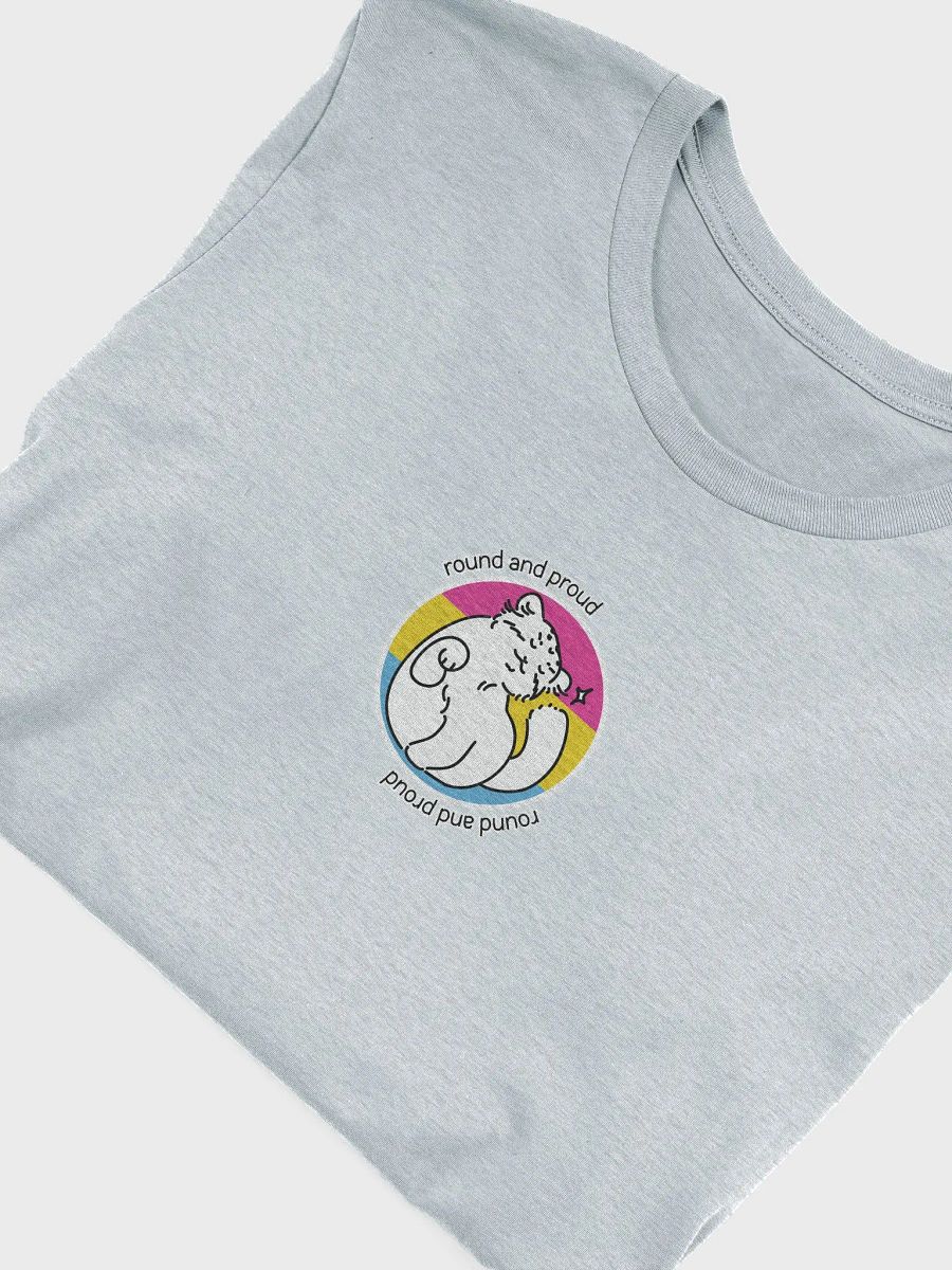 Round and Proud Manul Pansexual Version - Bella+Canvas Unisex T-Shirt product image (46)