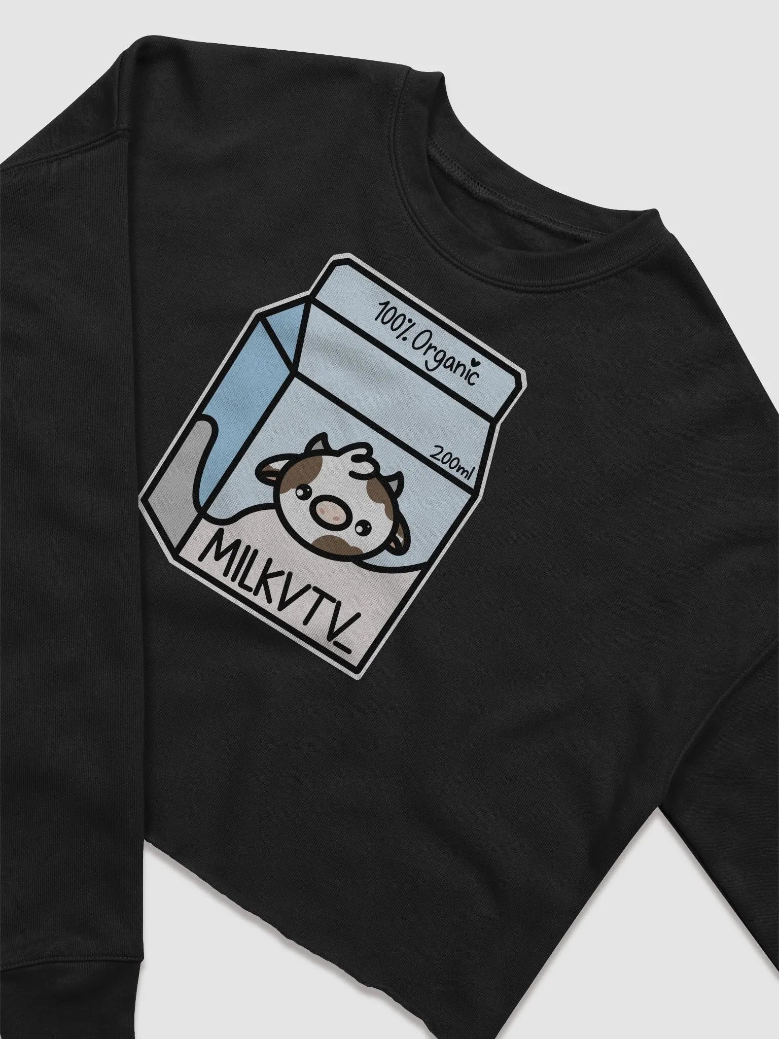 Milk Box Crewneck Crop Top product image (3)