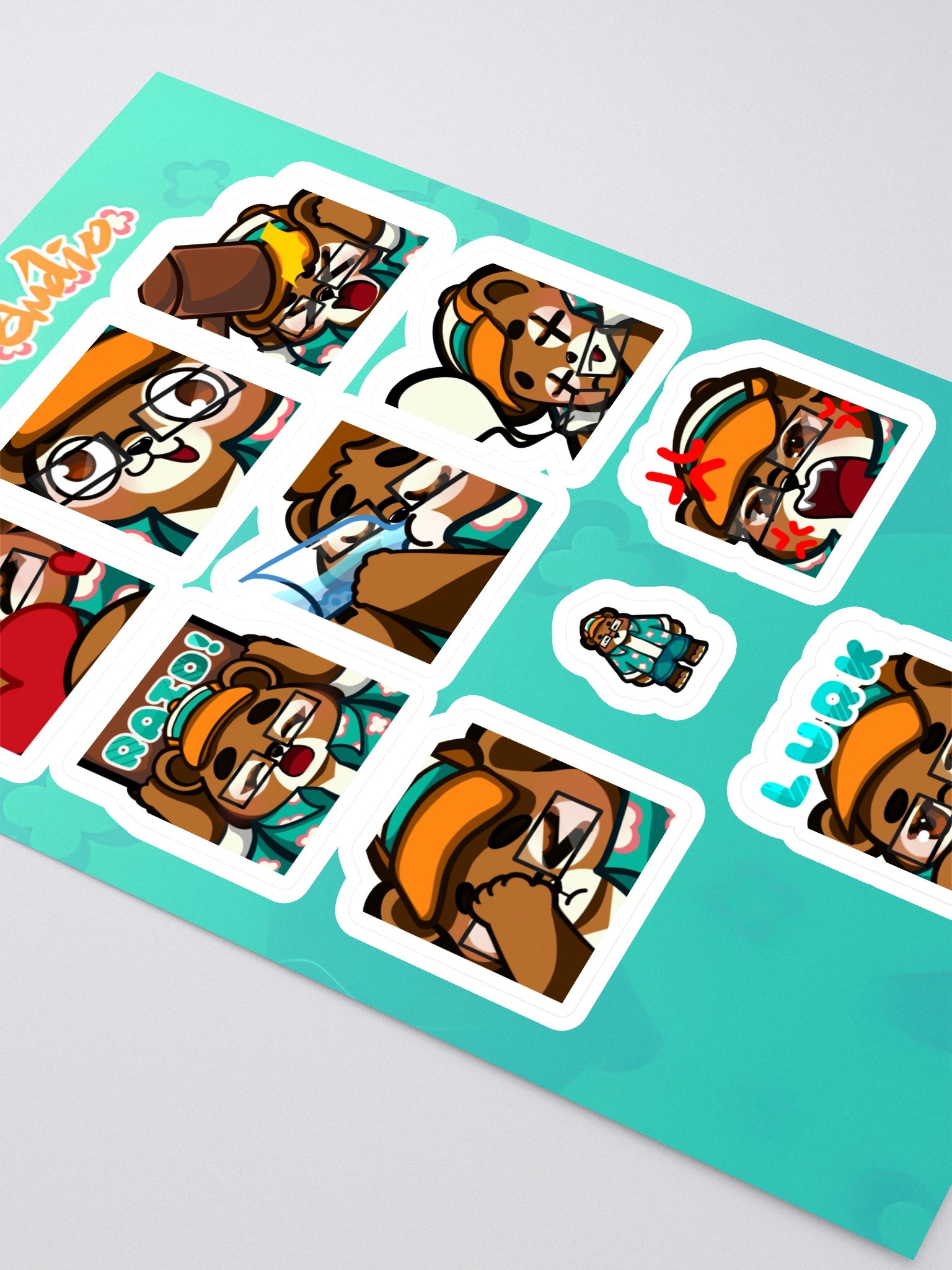GameObear Sticker Sheet product image (2)