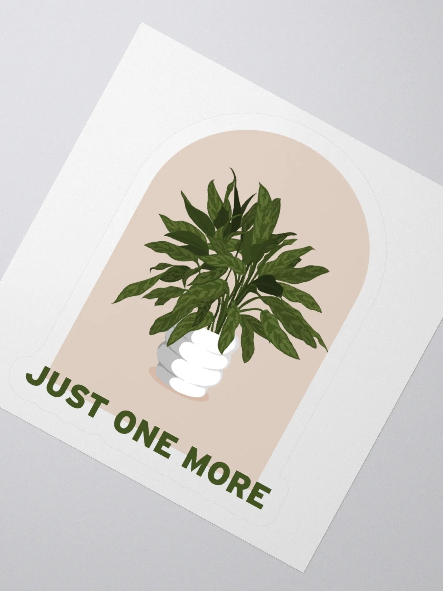 Just One More Plant Sticker product image (4)