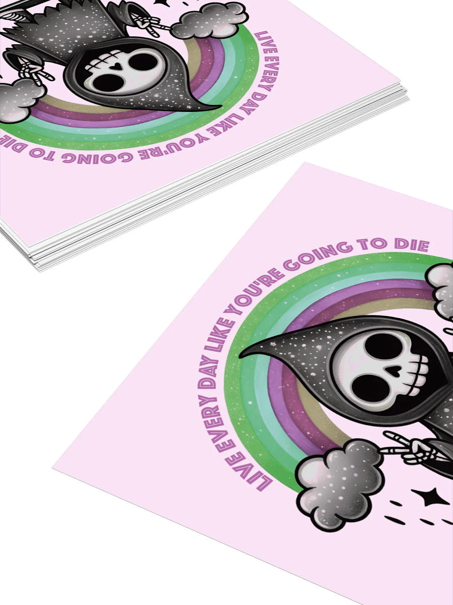 Live Every Day Sticker (Pink) product image (4)
