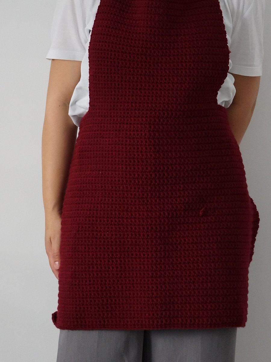 Single crochet kitchen Apron pdf pattern product image (4)
