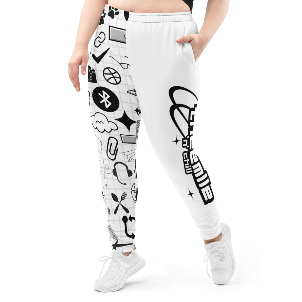 TheeMlle'N'Chill - All Over Print Joggers product image (3)