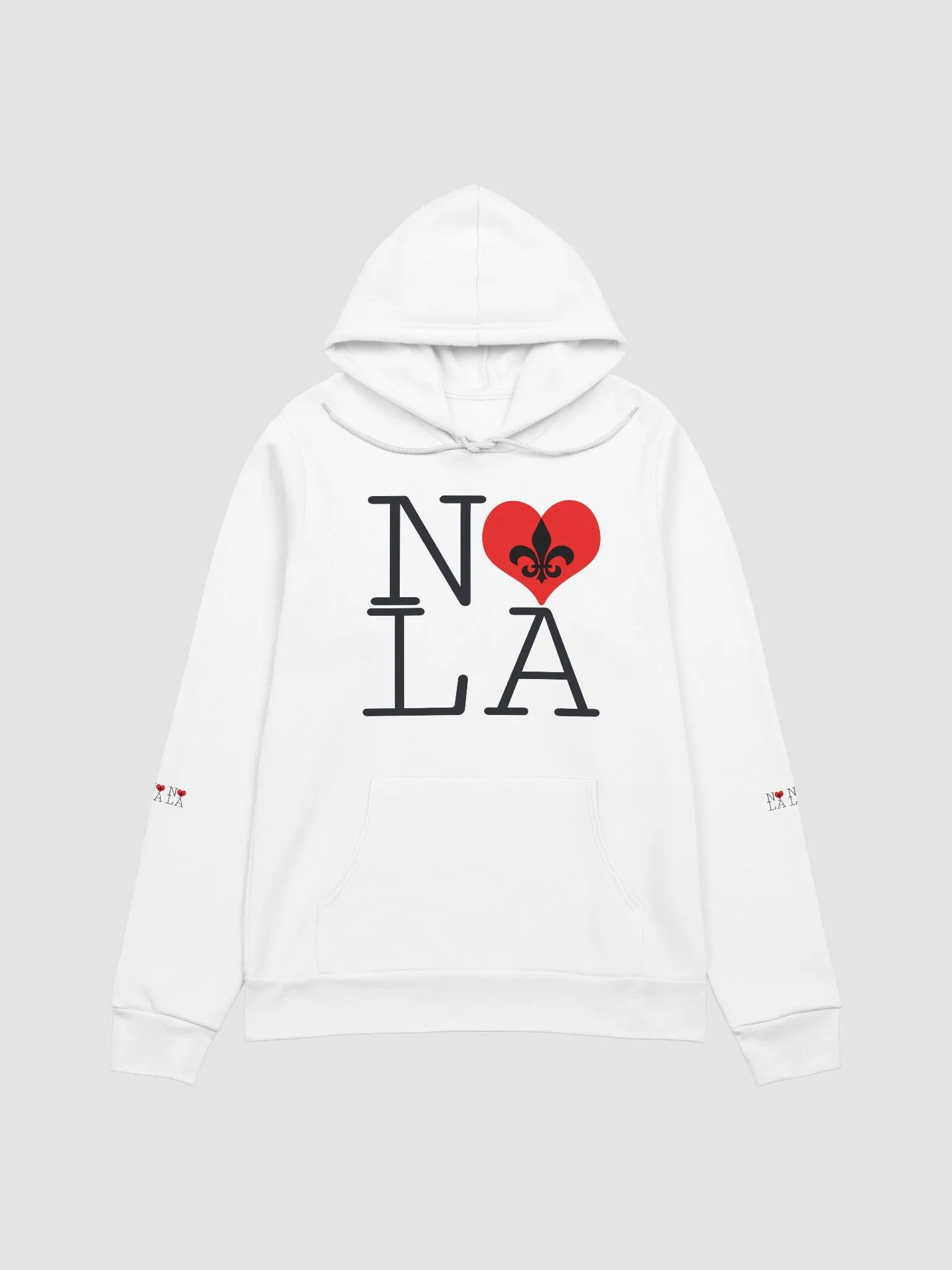 I LOVE NOLA **SUPERSOFT LEGACY HOODIE** (LEGACY BACK + SLEEVES) product image (1)