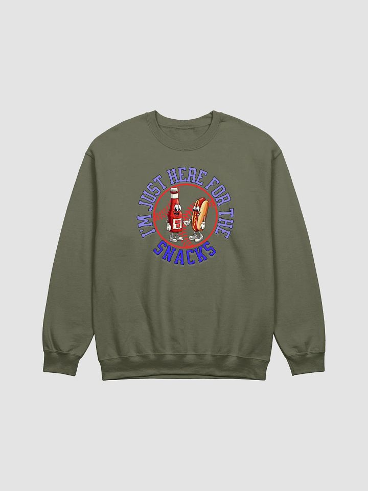 Im Just Here For The Snacks Buddies Crewneck Sweatshirt product image (13)
