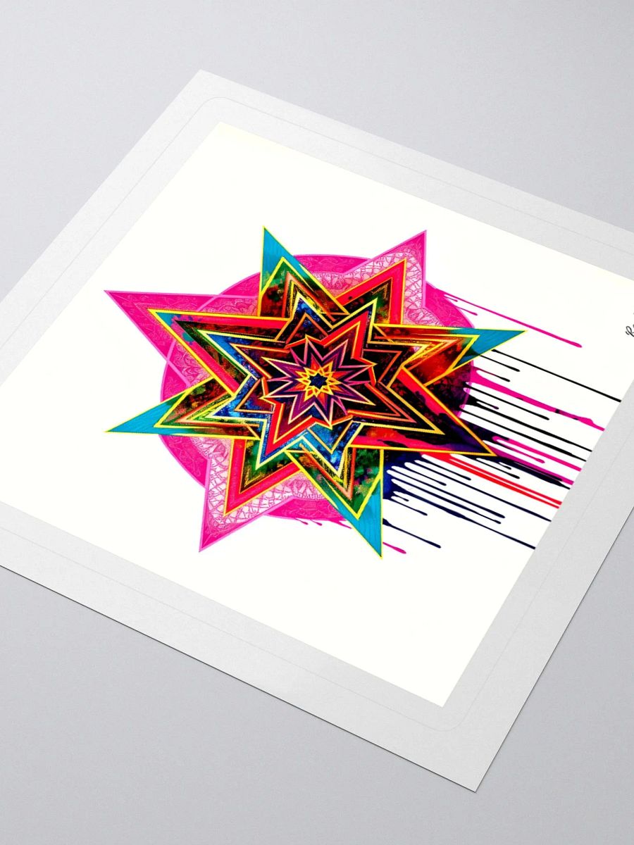 Cosmic Starburst Kiss Cut Stickers product image (9)