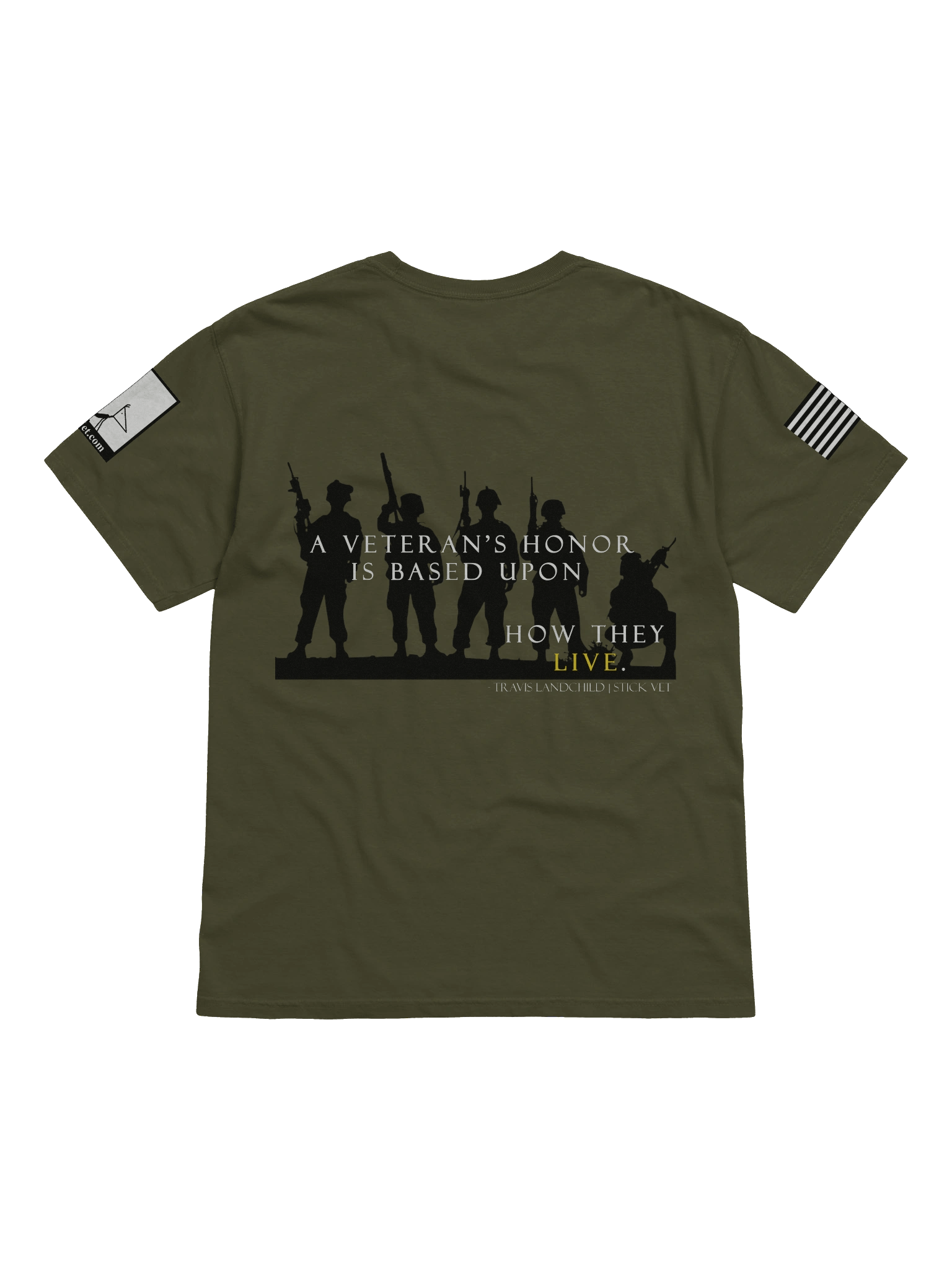 Warrior Honor Veteran Honor TShirt product image (2)