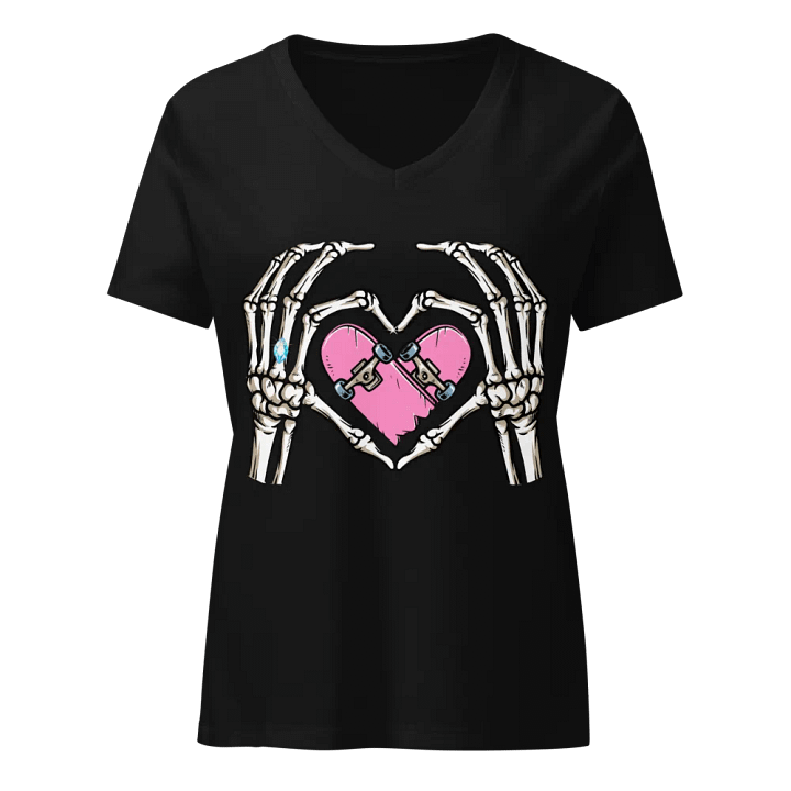 Skate heart Women's V-Neck Tee product image (1)