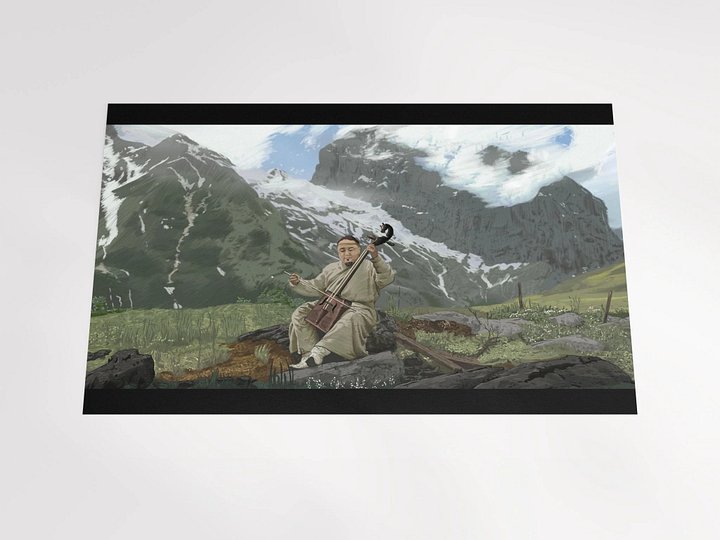 Mongolian in Switzerland matte poster product image (2)