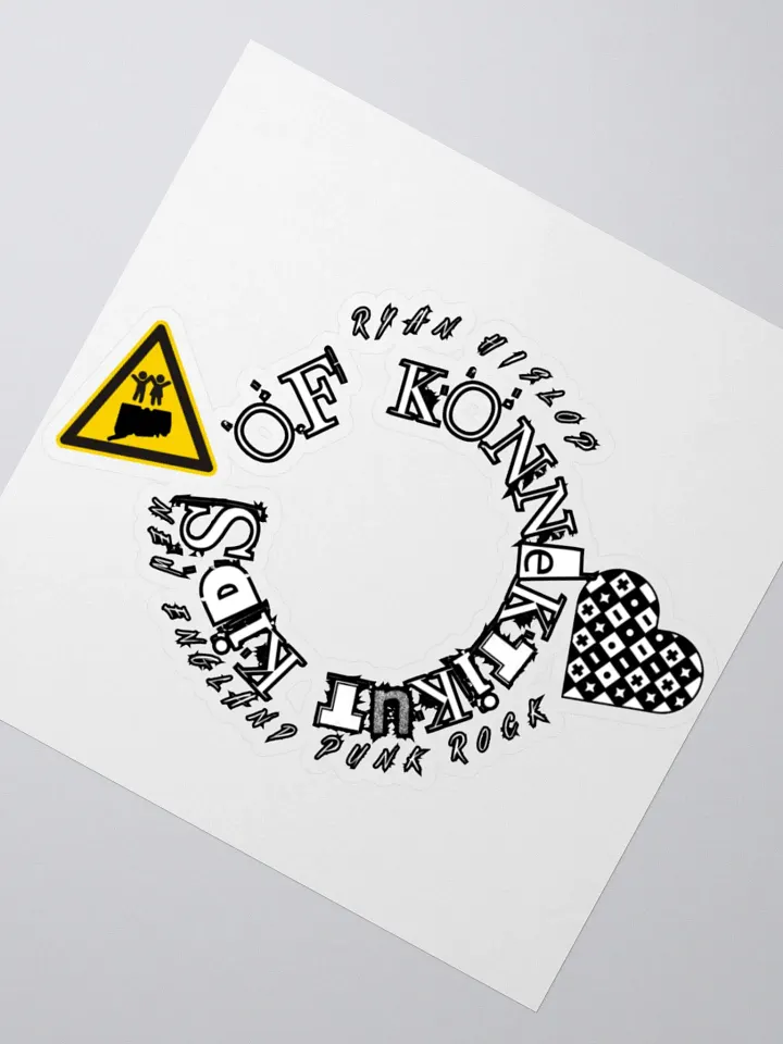 Kids Of Konnektikut CD Sticker product image (2)