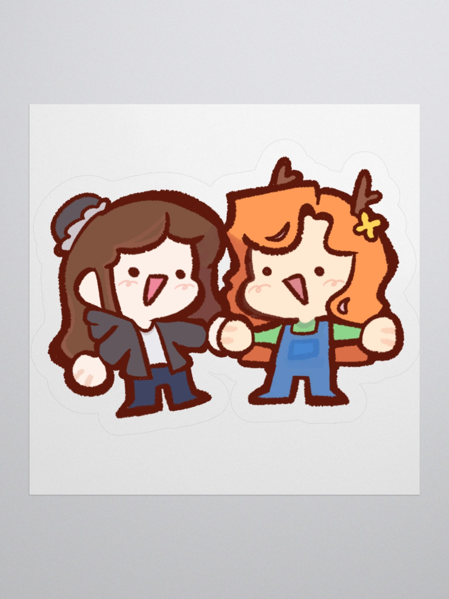 Shiny duo sticker product image (1)