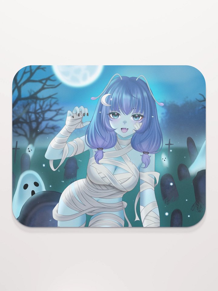Starry Mummy Graveyard (Short Hair) Standard Flat Mouse Pad product image (2)