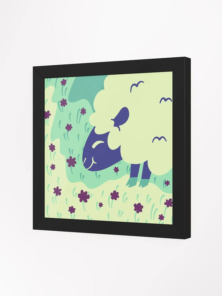 A Grazing Sheep framed poster product image (23)