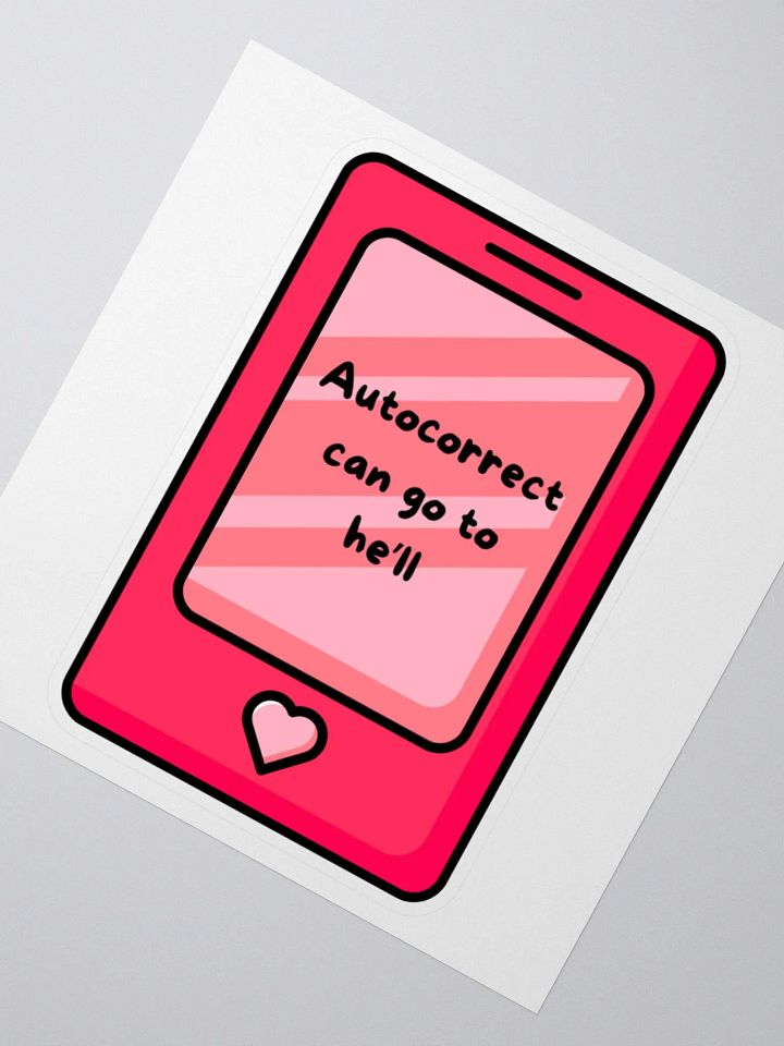 Autocorrect Sticker product image (2)