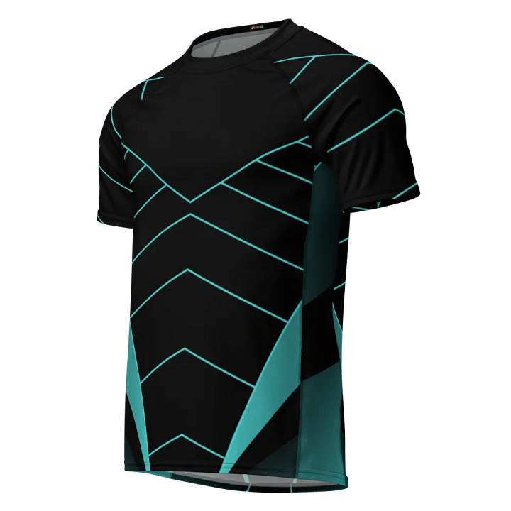 Futuristic Glow Men's Rash Guard product image (1)