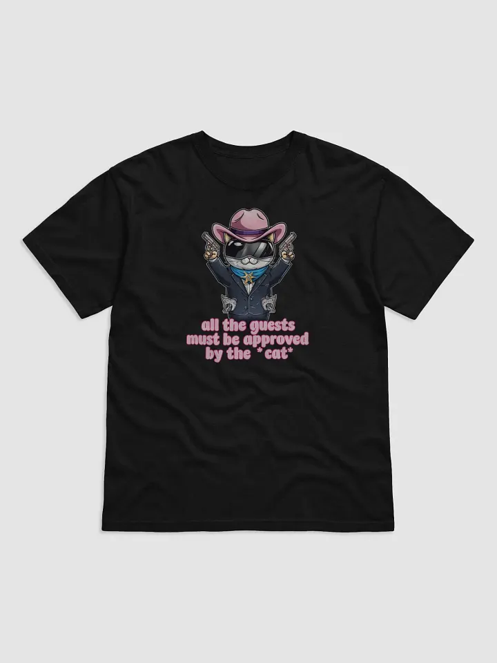 approved by the cat t-shirt product image (2)