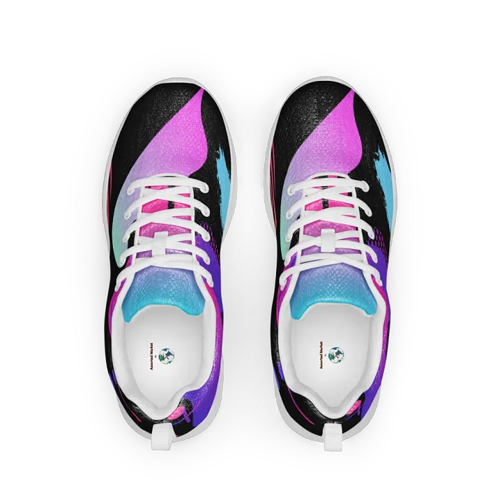 90's Pattern Vibrant Stride Men's Sneakers product image (1)