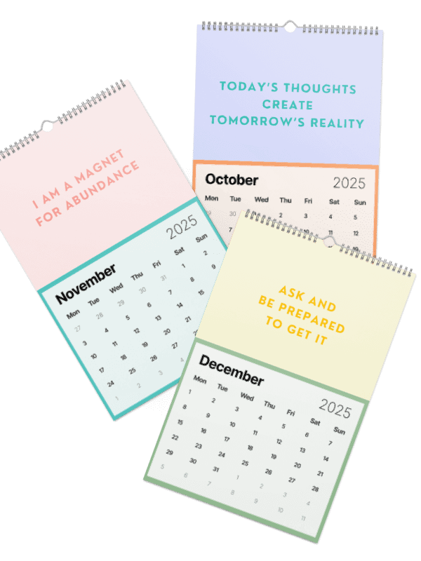 Manifestation and Law Of Attraction Quotes 2025 Monthly Calendar product image (2)