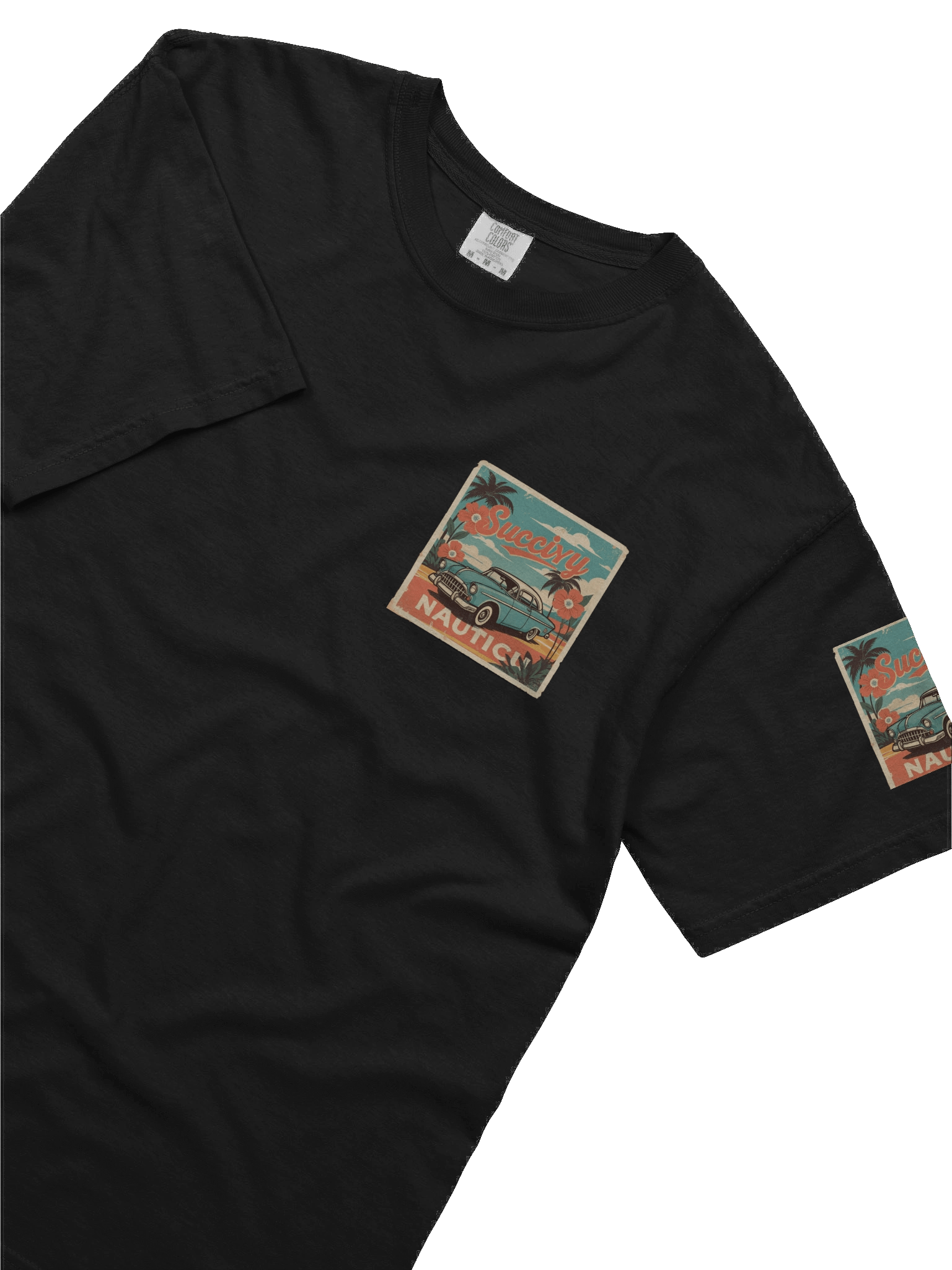 Succivy Nautic Retro Car T-Shirt product image (5)