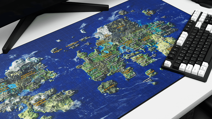 OSRS World Map | Large Desk Mat product image (3)