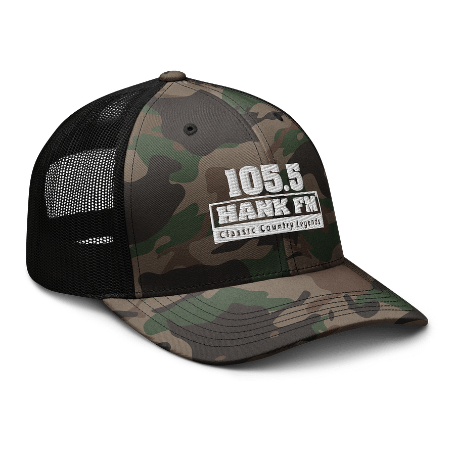 Hank Camo embroidered hat product image (6)