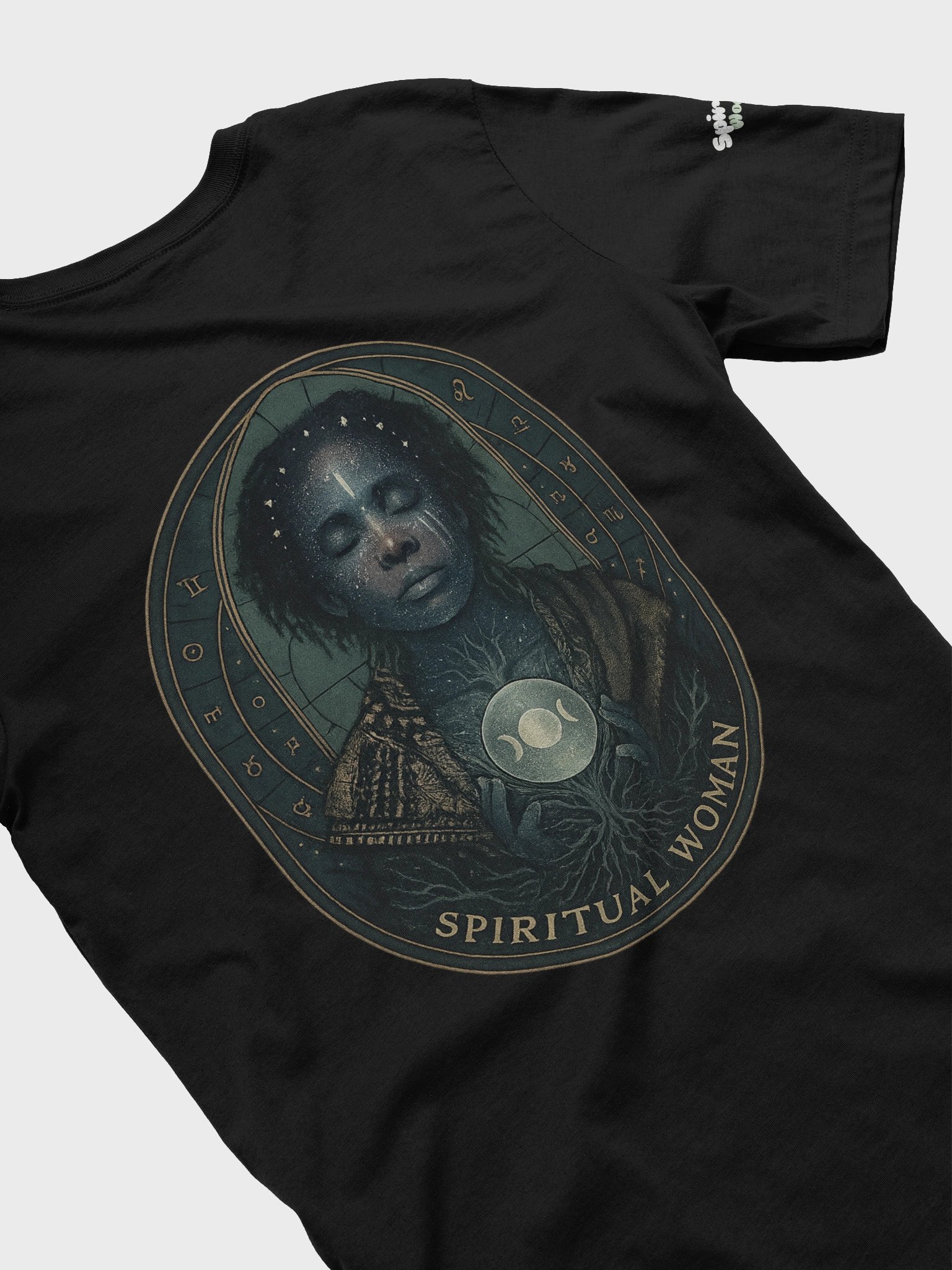 Spiritual Woman Sun Logo Unisex T-Shirt product image (4)