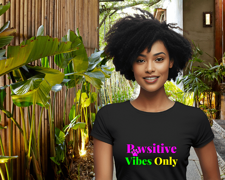 Dog-themed Apparel, Pawsitive Vibes product image (1)